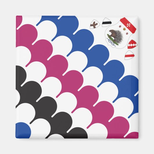 Aimant Contrada Sovrana dell' Istrice (Porcupine) Palio (Devant)