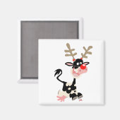 Aimant contrefait de rennes de Noël (Recto/Verso)