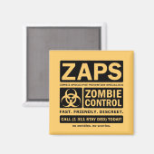 Aimant Contrôle de zombie (Recto/Verso)