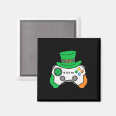 Aimant Contrôleur de jeu vidéo Saint-Patrick pour garçons (Recto/Verso)