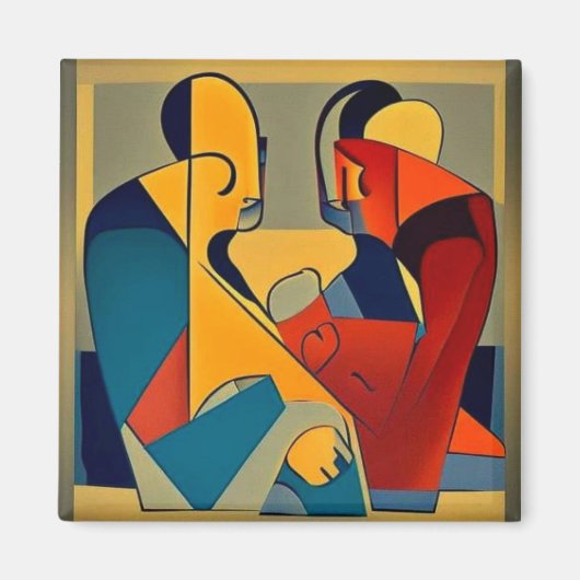 Aimant Conversation des moines bouddhistes (Devant)