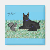 Aimant Conversation Squirly. (Devant)