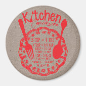 Aimant Conversion de cuisine (Devant)