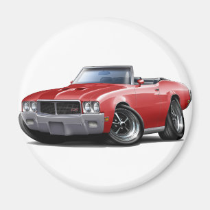 Aimant Convertible 1970-72 rouge de GS de Buick