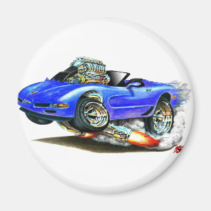 Aimant Convertible 1998-2004 bleu de Corvette