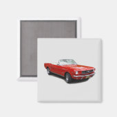 Aimant convertible rouge 1966 (Recto/Verso)