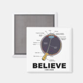 Aimant Conviction oculaire (Humour anatomique) (Recto/Verso)