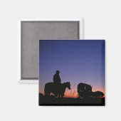Aimant Convoi de chariots (Recto/Verso)
