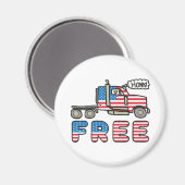 Aimant Convoi pour la liberté du peuple (Recto/Verso)