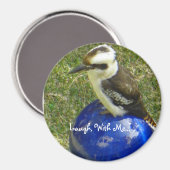 Aimant cookaburra, Rire, Avec Moi... (Recto/Verso)