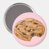 Aimant cookie à puce à chocolat (Recto/Verso)