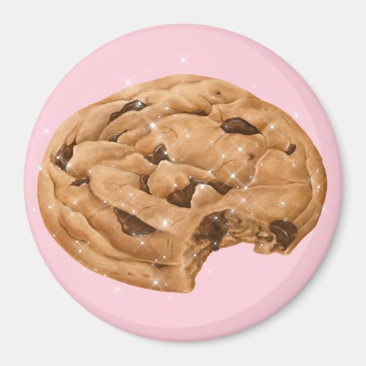 Aimant cookie à puce à chocolat (Devant)