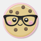 Aimant cookie à puce à chocolat (Devant)