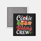 Aimant Cookie Baking Crew Gingerbread Xmas Holiday Cookie (Recto/Verso)