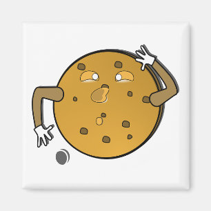 Aimant Cookie Chocolat Dessert Peace Love Party Destinée