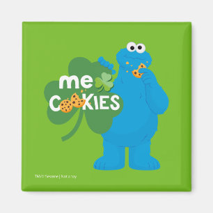 Aimant Cookie Monster   Amour shamrock