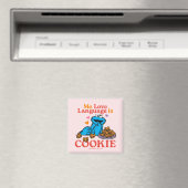 Aimant Cookie Monster | Citation de la Saint Valentin (In Situ (Lave-vaisselle))