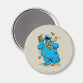 Aimant Cookie Monster Crazy Cookies (Recto/Verso)