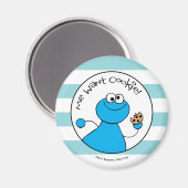 Aimant Cookie Monster Doodley Graphisme (Recto/Verso)