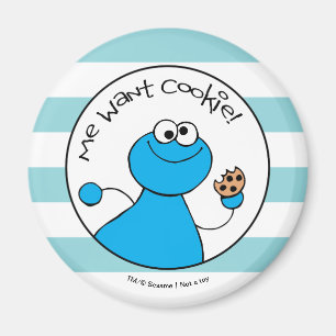 Aimant Cookie Monster Doodley Graphisme