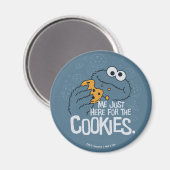 Aimant Cookie Monster | Me Just Here pour les cookies (Recto/Verso)