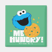Aimant Cookie Monster | Moi qui ai faim ! (Devant)