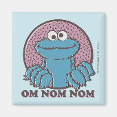 Aimant Cookie Monster | Om Nom Nom (Devant)