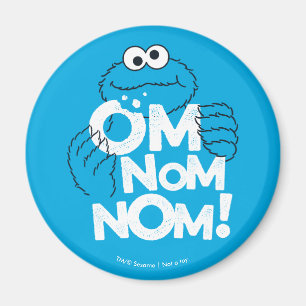 Aimant Cookie Monster   Om Nom Nom !