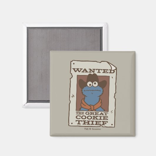 Aimant Cookie Monster | Poster Recherché (Recto/Verso)