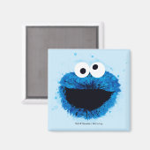 Aimant Cookie Monster | Tendance de l'aquarelle (Recto/Verso)