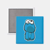 Aimant Cookie Monster Zombie (Recto/Verso)