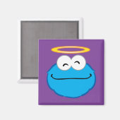 Aimant Cookie Souriant visage avec Halo (Recto/Verso)