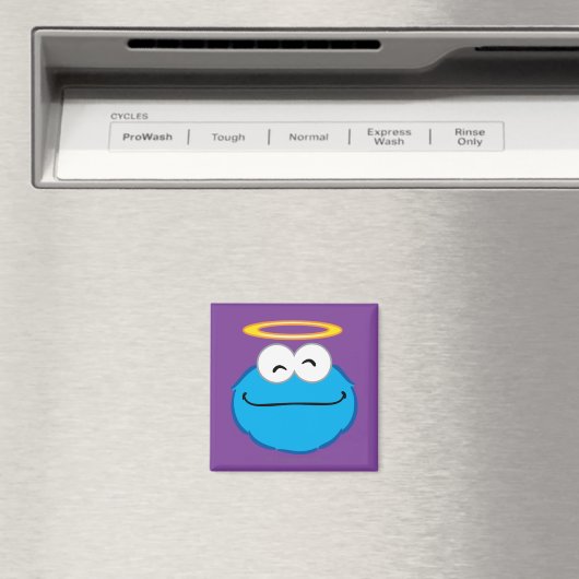 Aimant Cookie Souriant visage avec Halo (In Situ (Lave-vaisselle))