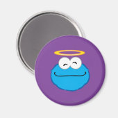 Aimant Cookie Souriant visage avec Halo (Recto/Verso)