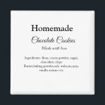 Aimant cookies au chocolat maison faits avec amour ajoute<br><div class="desc">Conception</div>