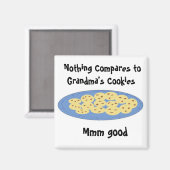 Aimant Cookies Chez Mamie (Recto/Verso)