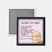 Aimant Cookies de chips au chocolat (Recto/Verso)