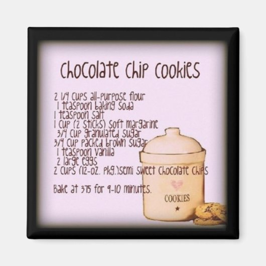 Aimant Cookies de chips au chocolat (Devant)