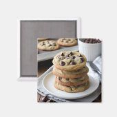 Aimant Cookies de chips au chocolat (Recto/Verso)