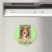 Aimant Cookies d'oeufs de Pâques - Sheltie (In Situ (Lave-vaisselle))