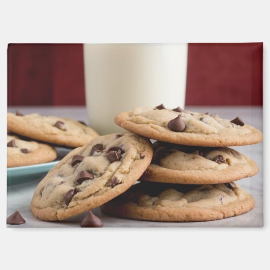 Aimant Cookies & Lait (Recto)