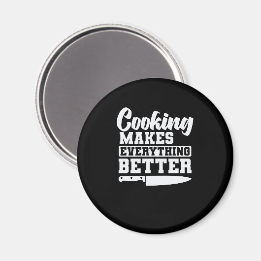 Aimant Cooking makes everything (Recto/Verso)