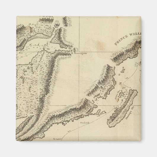 Aimant Cooks River, Alaska (Devant)