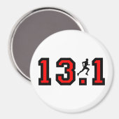 Aimant Cool 13,1 mi-marathon (Recto/Verso)