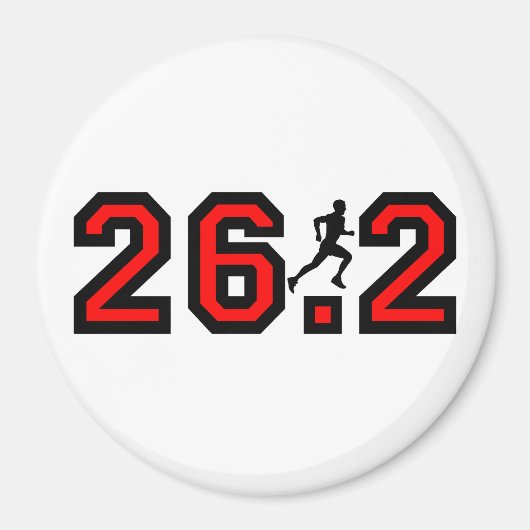 Aimant Cool 26,2 marathon (Devant)