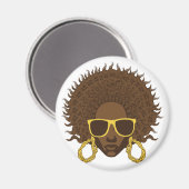 Aimant Cool afro (Recto/Verso)