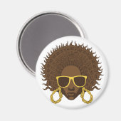 Aimant Cool afro (Recto/Verso)