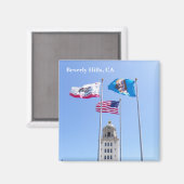 Aimant Cool Beverly Hills ! (Recto/Verso)