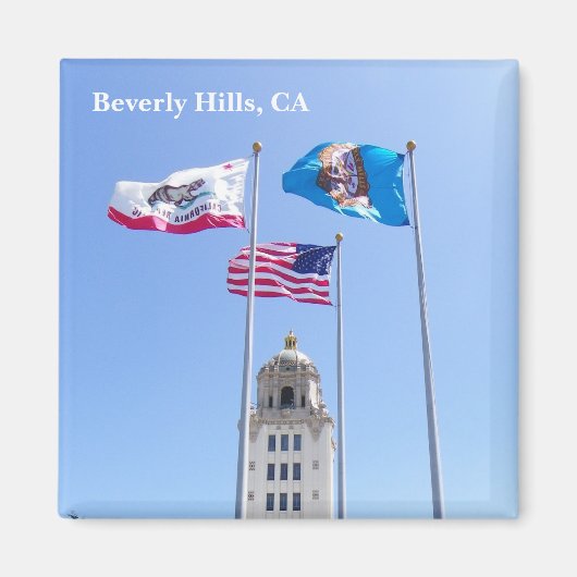 Aimant Cool Beverly Hills ! (Devant)