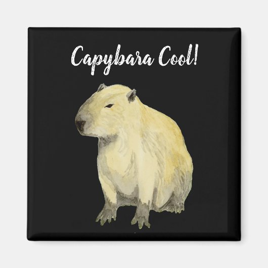 Aimant Cool Capybara (Devant)